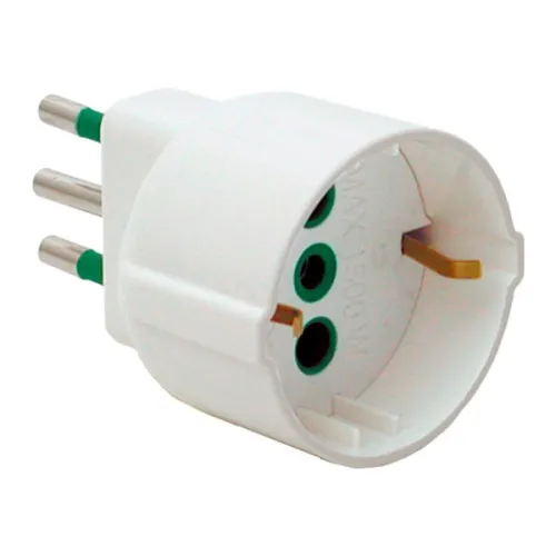FANTON ADATTATORE CIVILE SCHUKO 10A BIANCO [F87120]