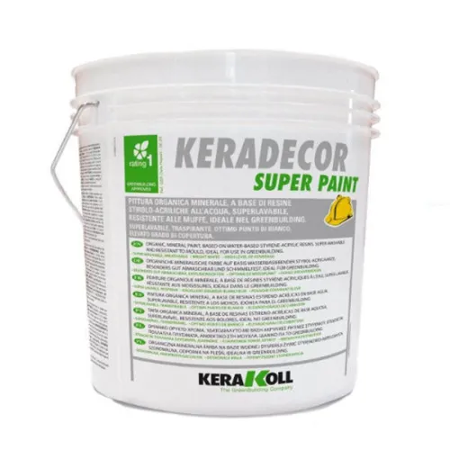 KERADECOR SUPER PAINT BIANCO SECCHI 4 L