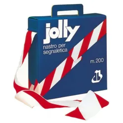 NASTRO SEGNALETICO JOLLY BIANC-ROSSO M.200 [NS]