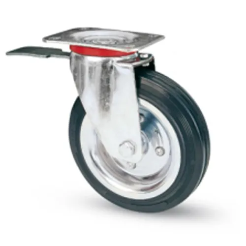 RUOTE PIASTRA PIR.C/FRENO 80 [RPP80F]