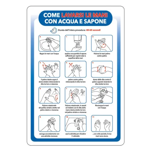 SEGNALI COVID LAVARSI MANI 30X20 [S4801030]