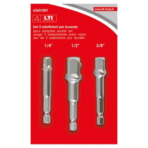 SERIE ADATTATORI LTI 3PZ  1/4"-3/8"-1/2" [SAL3]