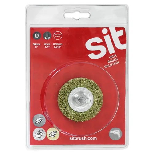 SPAZZOLA METALLICA CIRCOLARE SIT 218 GAMBO...