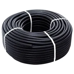 TUBO CORRUGATO NERO MM.25X 50M [TCN25X50]
