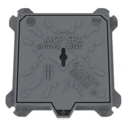 CHIUSINO GHISA LEONARDO ERMETICO B125 400X400 (300X300)