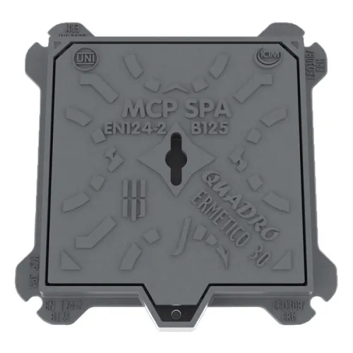 CHIUSINO GHISA LEONARDO ERMETICO B125 400X400...