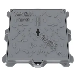 CHIUSINO GHISA LEONARDO ERMETICO C250 400X400 (300X300)