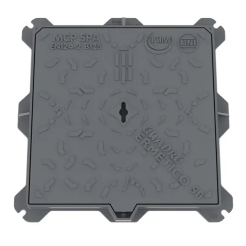 CHIUSINO GHISA LEONARDO ERMETICO C250 500X500 (400X400)