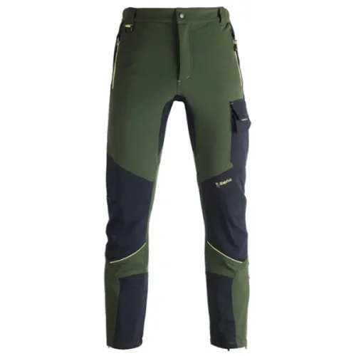 PANT. DYNAMIC GIARDINIERE VERDE/NERO L