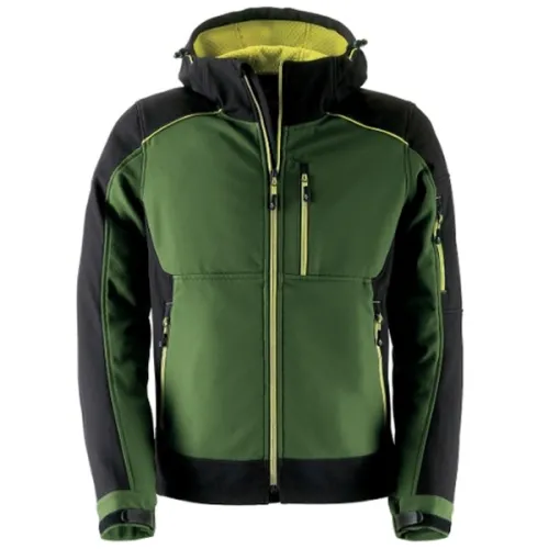 GIACCA DYNAMIC SOFTSHELL VERDE/NERO XL