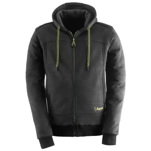 FELPA SLICK C/CAPPUCCIO NERA XL