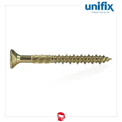 VITE DUOFIX 2FX EVO TPS ZINC. GIALLA 5X70 (200 PZ)