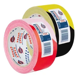 NASTRO SEGNALETICO ADESIVO EUROC.BIANCO-ROSSO 50X66 [NSAEBR]