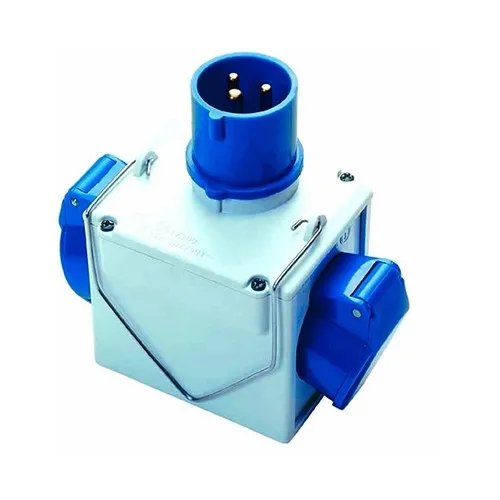 ADATTATORE INDUSTRIALE DOPPIO CEE 73110 IP44 220V. [F73110]