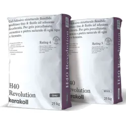 COLLA H40 REVOLUTION GRIGIO SACCHI 25 KG