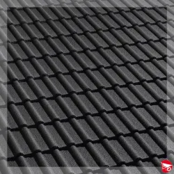 DOPPIA ROMANA GRANULATA PLUS NERO (40 PZ/PACCO 120...