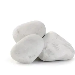 SASSO CIOTTOLO BIANCO CARRARA 60-100 MM SACCO DA 25 KG. 2