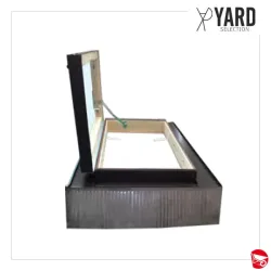 LUCERNARIO APERTURA LATERALE EVOLVE ALLUMINIO 74X80...