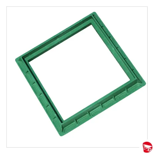 TELAIO VERDE PER COPERCHIO/GRIGLIA (400X400)