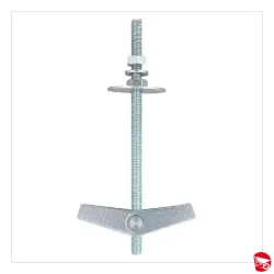 AM ANCORA METALLICA A SCATTO CON BARRA FILETTATA (M4X80)...