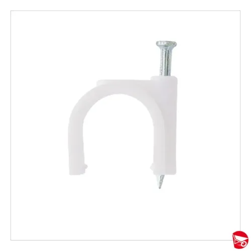STC SUPPORTO CIRCOLARE PER TUBI E CAVI CON CHIODO (7-8) (30 PZ)