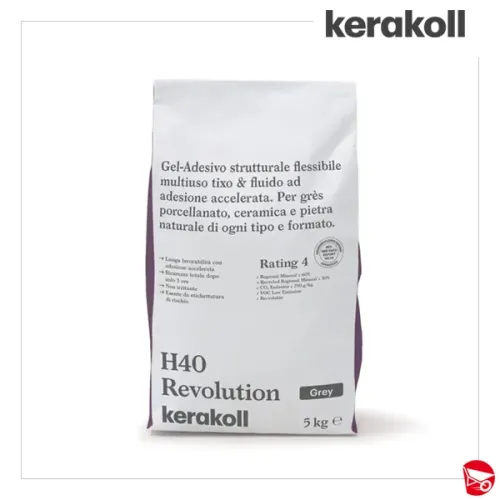 COLLA H40 REVOLUTION GRIGIO SCAT. PZ. 4X5 KG