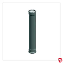 TUBO DOPPIO BICC. ML. 2 Ø50 SCARICO IN PP AMAX