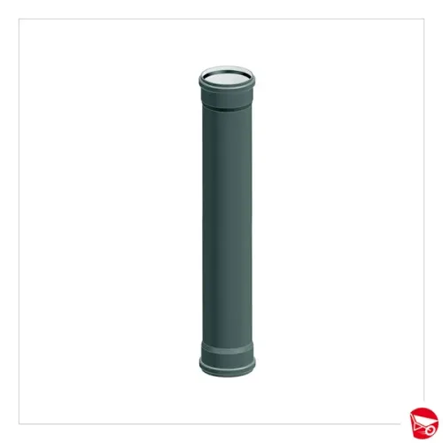 TUBO DOPPIO BICC. ML.3 Ø125 SCARICO IN PP AMAX