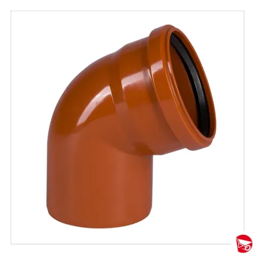 CURVA APERTA PLAST.FOGNATURA Ø 250 [CURVAPF45-250]