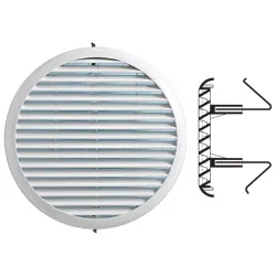 GRIGLIA AREAZIONE UNIV PLASTICA D.125-160 [BTP175]