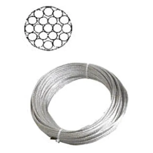 FUNE ACCIAIO ZINCATO 19 FILI D.MM. 3XM100...